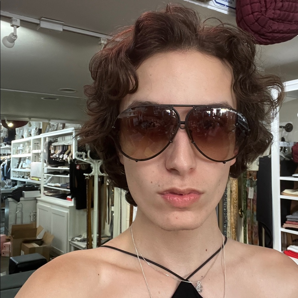 Porsche Carrera Design Black Sunglasses